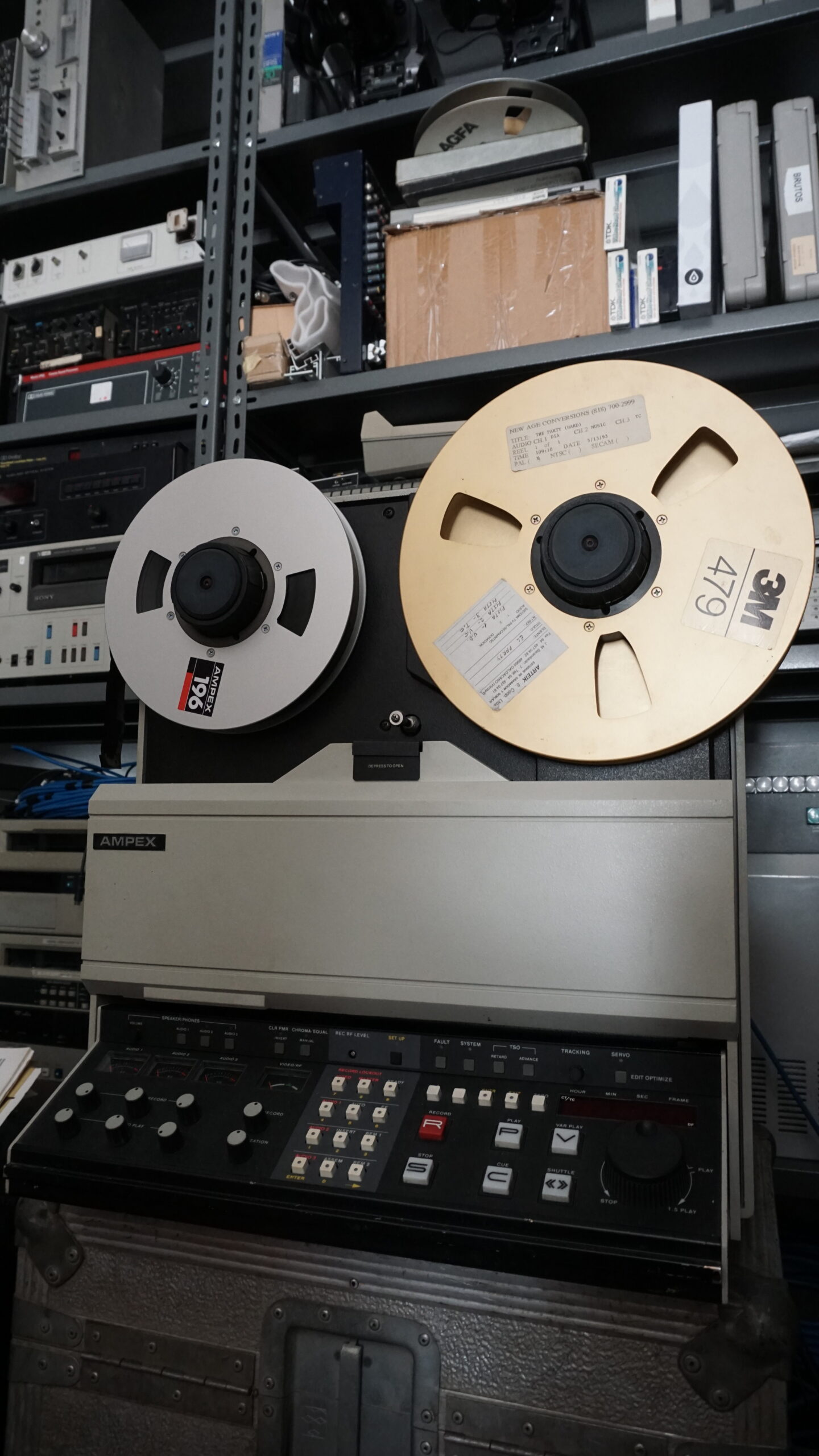 Ampex VPR-80. Grabador 1''C